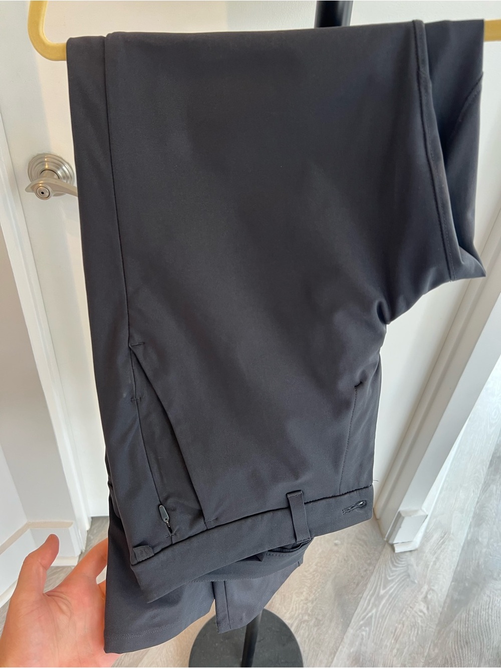 lululemon athletica Black Technical Chinos, slim fit